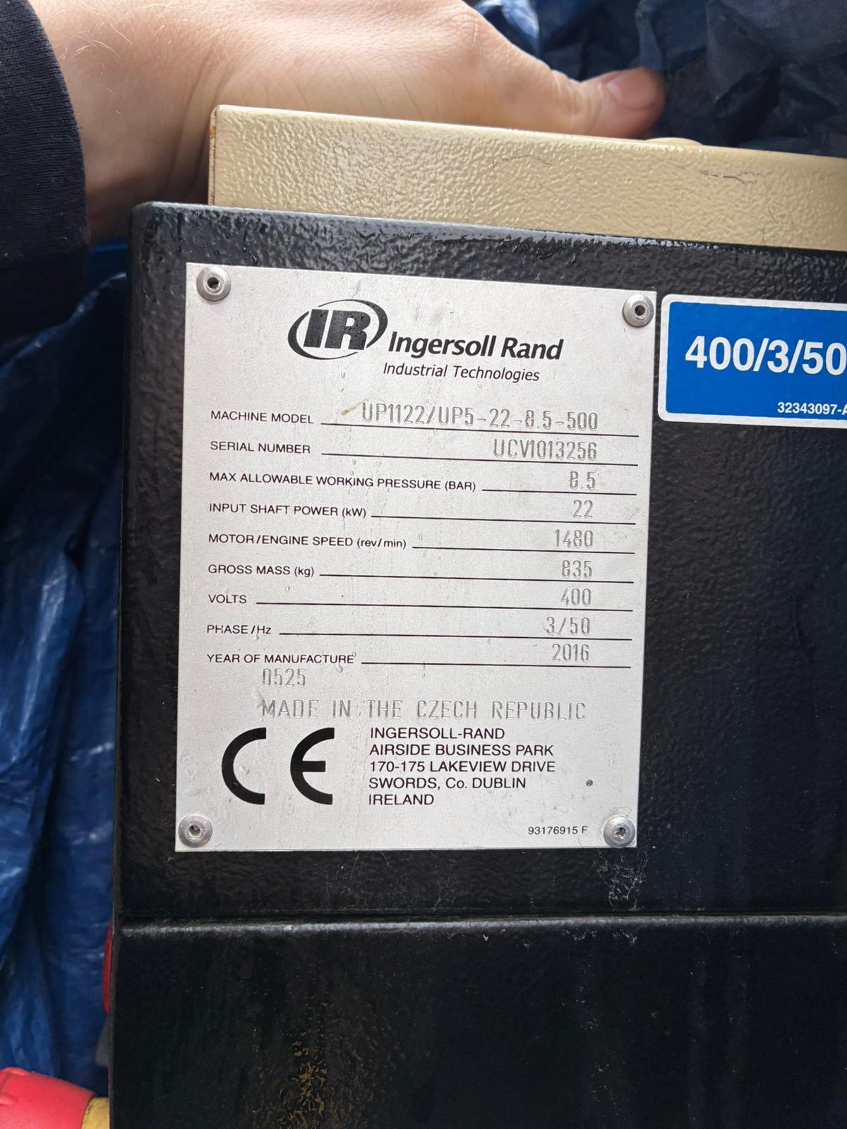 ACS Compressed Air Technology Ltd | USED INGERSOLL RAND UP22 COMPRESSOR (22kw) 4